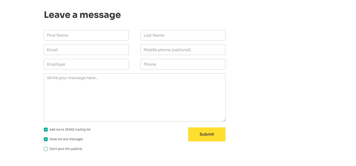 feedback module - desktop