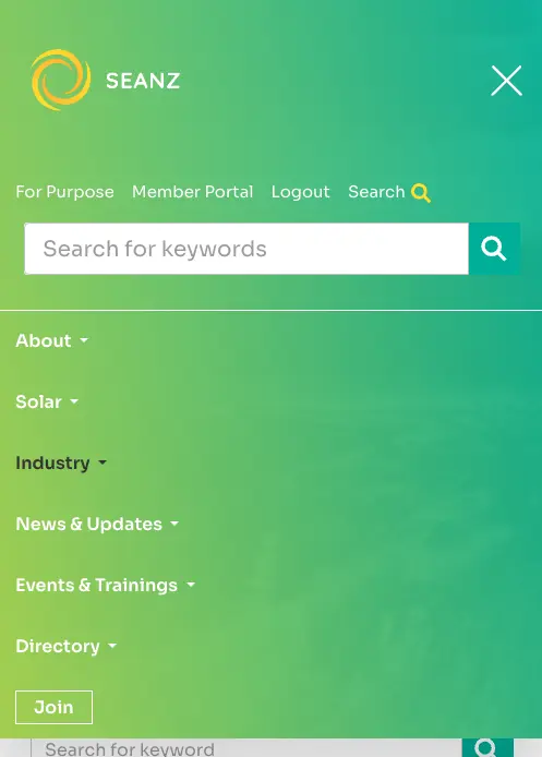 Search open - mobile