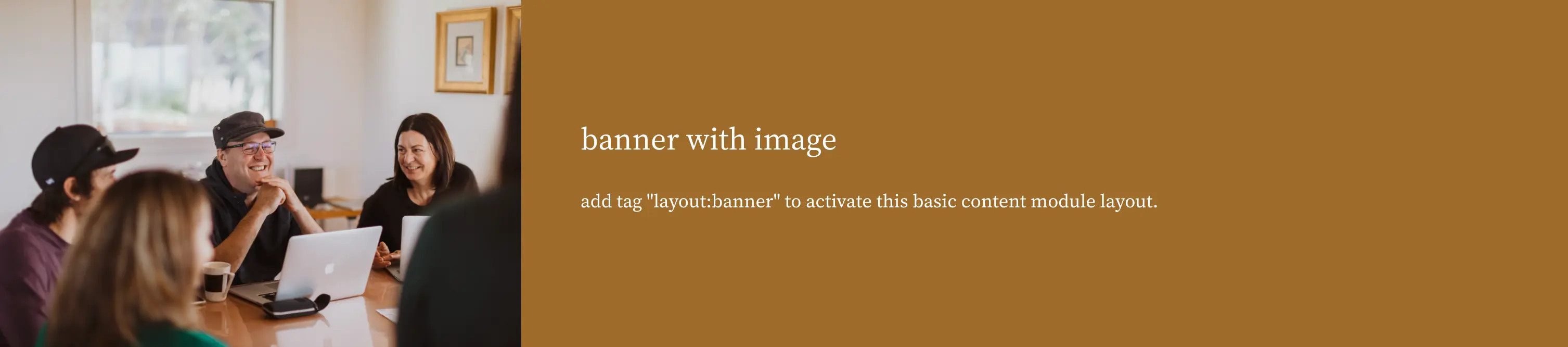 Banner with image and style:bg-thows-brown - mobile