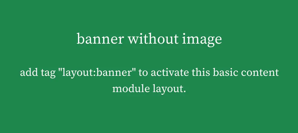 Banner with style:bg-thows-green (no image) - mobile