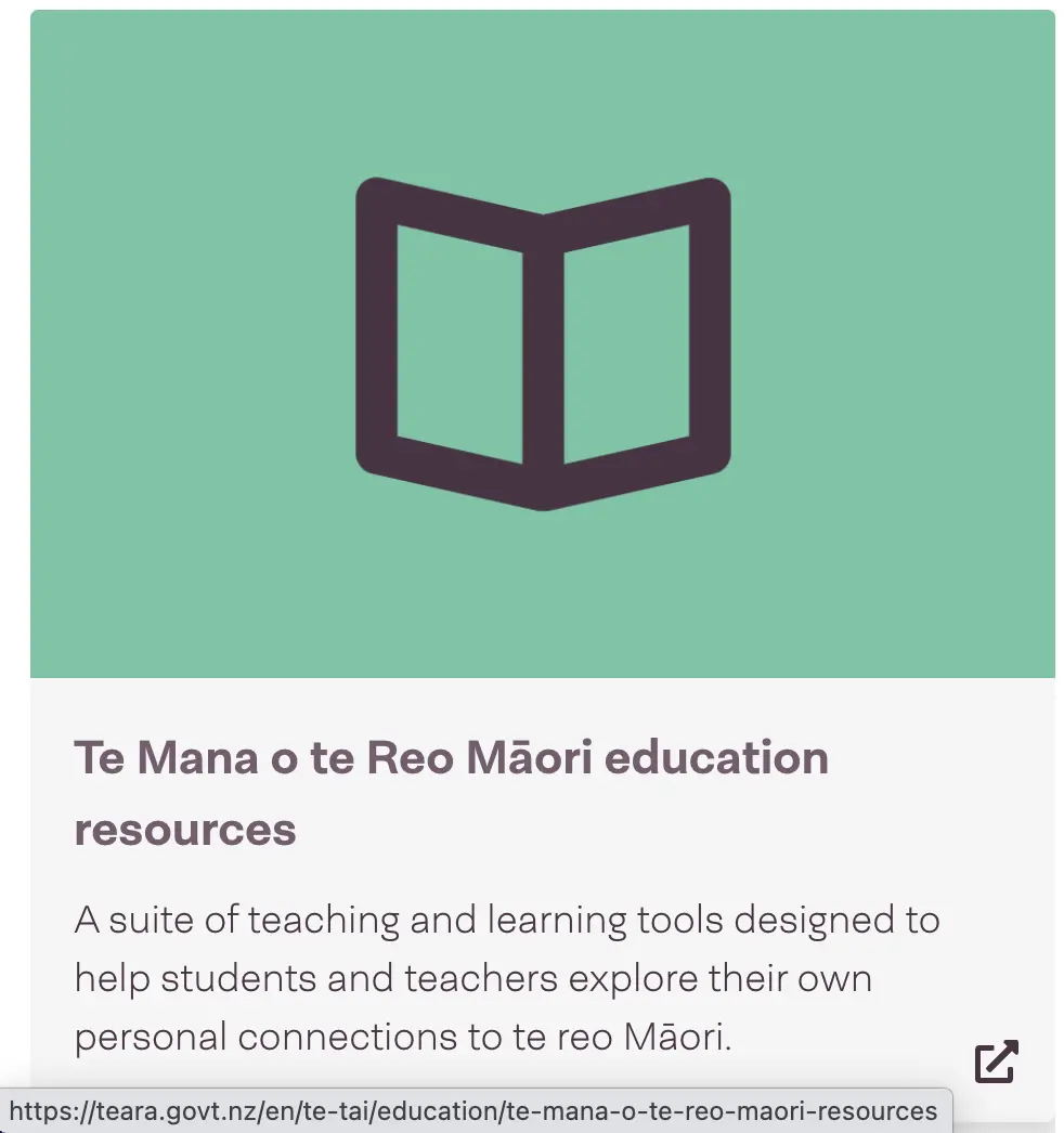 The tag turns the card into a clickable external link.